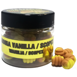 Traper Duo Maggot Wafters 8mm Köder - Vanille / Scopex