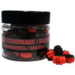 Traper Duo Maggot Wafters 8mm Lure - Strawberry / Halibut