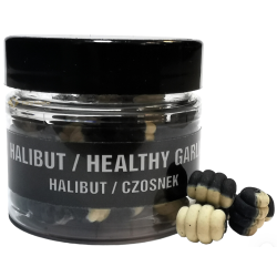 Návnada Traper Duo Maggot Wafters 8mm - Halibut / Česnek