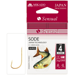 Mikado Sensual Sode Gold Hooks with Eye 8 10pcs