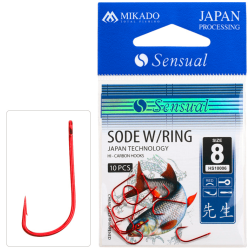 Feeder háčky Mikado Sensual Sode Red 12 10ks