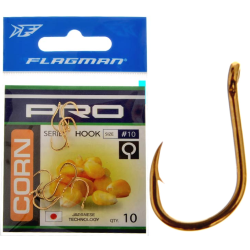 Flagman Haken mit Öhr Pro Corn Gr.12 10Stk