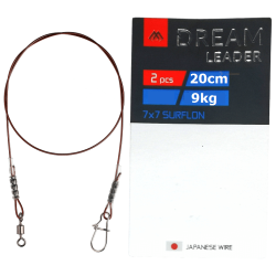 Mikado Dream Leader Vorfach Surflon 7x7 20cm 9kg 2Stk