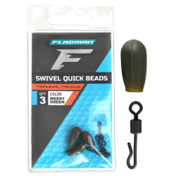 Flagman Method Feeder Swivels with Quick Change Swivel