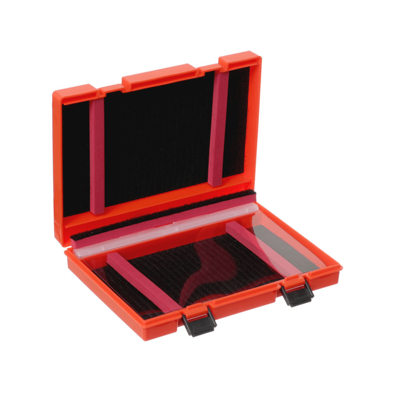 Pudełko spinningowe z pianką Flagman Spoon Box Areata Case Orange