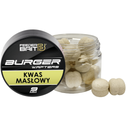 Köder Feeder Bait Burger Wafters 9mm - Butter Säure