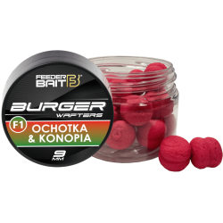 Návnada Feeder Bait Burger Wafters 9mm - F1 Červ Konopí