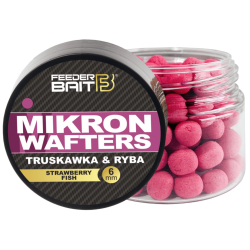 Köder Feeder Bait Mikron Wafters 4/6mm - Erdbeere / Fisch 25ml