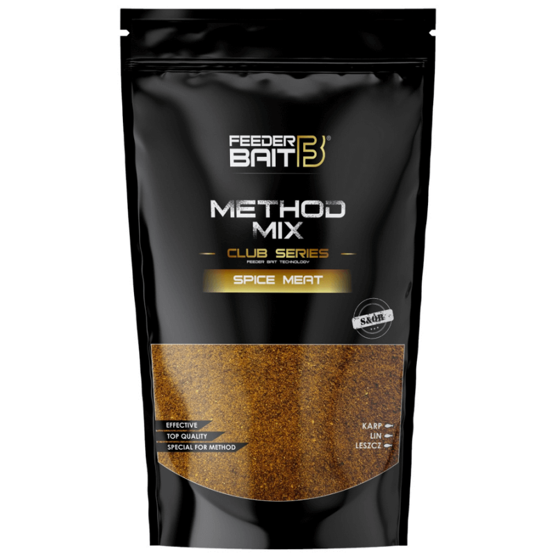 Návnada Feeder Bait Method Mix Club Series - Koření Maso 800g