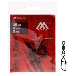 Sumowy Wirbel mit Karabiner Mikado German 2 5Stk