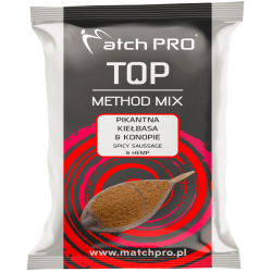 Návnada na ryby MethodMix MatchPro - Pikantní klobása Konopí 700g