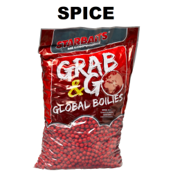 Kulki zanętowe Starbaits Grab Go Global - Spice 14mm 10kg
