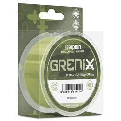 Feeder line Delphin GreniX Green 250m 0.181mm
