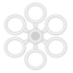 Delphin BaitFix L 10mm 30pcs pellet fixing rubbers