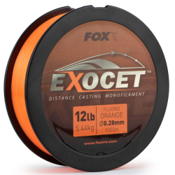 Karpfenschnur Fox Exocet Fluoro Orange 0.26mm 1000m