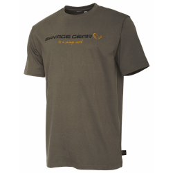 Koszulka Savage Gear SG4 Logo T-Shirt Zielona S