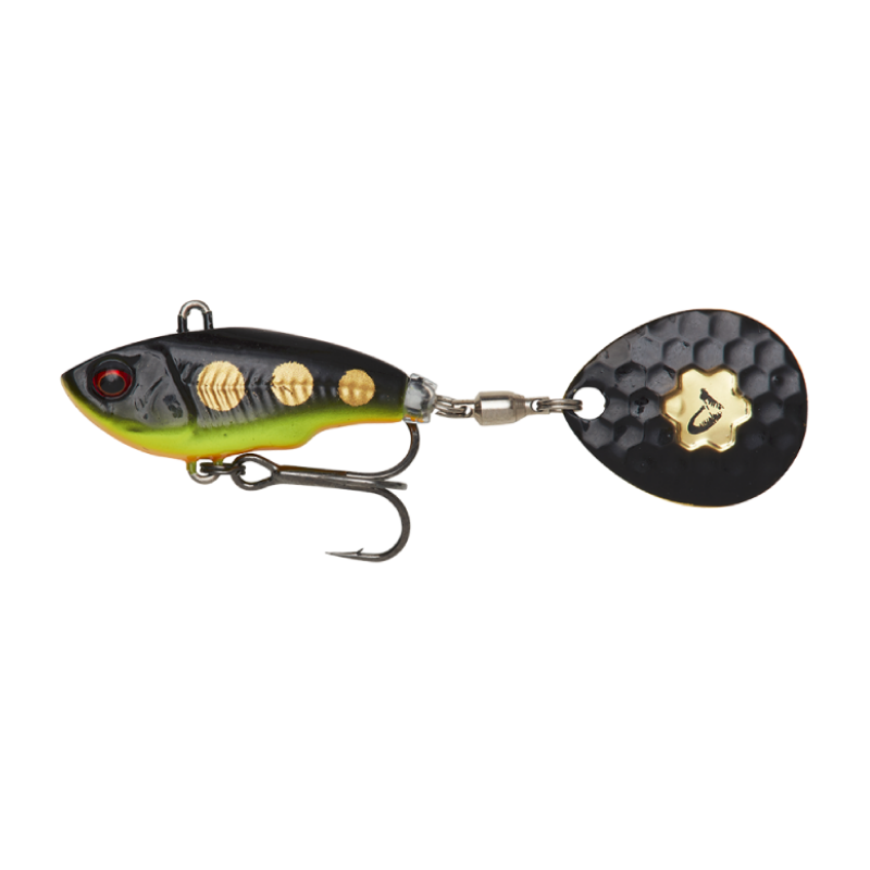 Savage Gear Fat Tail Spinnerköder 6,5cm 16g - Black Magic