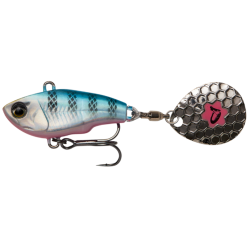 Savage Gear Fat Tail Spinner Lure 6.5cm 16g - Blue Silver Pink