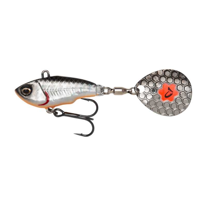 Savage Gear Fat Tail Spinner Lure 6,5cm 16g - Dirty Silver
