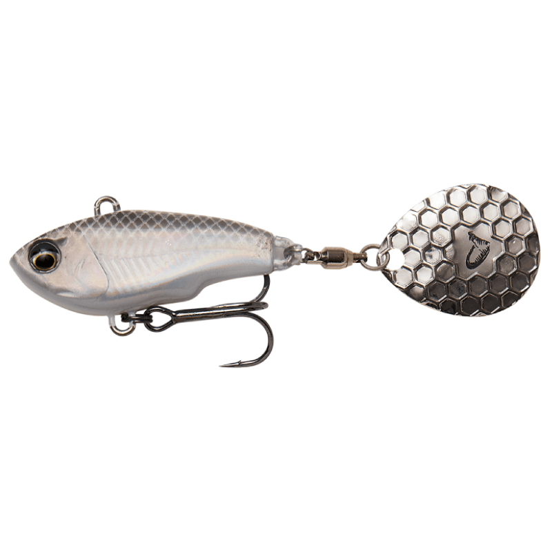 Savage Gear Fat Tail Spinner Návnada 6,5cm 16g - White Silver
