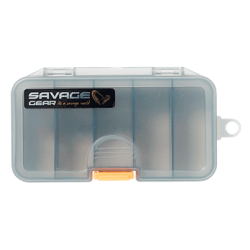 Pudełko na przynęty Savage Gear Lurebox 1A Smoke 13.8x7.7x3.1cm