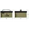 Wasserdichter Angelkoffer Delphin EVA UniCASE XL 22x22x11cm