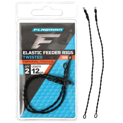 Skrętka amortyzator gumowy Flagman Feeder Hard Rigs 12cm 2szt