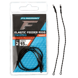 Skrętka amortyzator gumowy Flagman Feeder Hard Rigs 15cm 2szt