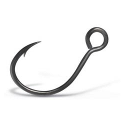 VMC Light Inline Hooks 7237BN Barbed size 8 7pcs