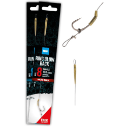 Kaprový návazec Nash Ring Blow Back Rig 4 bez protihrotu