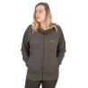 Women's Fishing Hoodie Fox WC Zipped Hoodie Green - M
