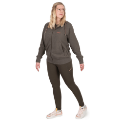 Women's Fishing Hoodie Fox WC Zipped Hoodie Green - M