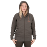 Women's Fishing Hoodie Fox WC Zipped Hoodie Green - M