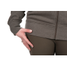 Women's Fishing Hoodie Fox WC Zipped Hoodie Green - M