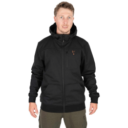 Fox Collection Soft Shell Waterproof Jacket Black / Orange - S