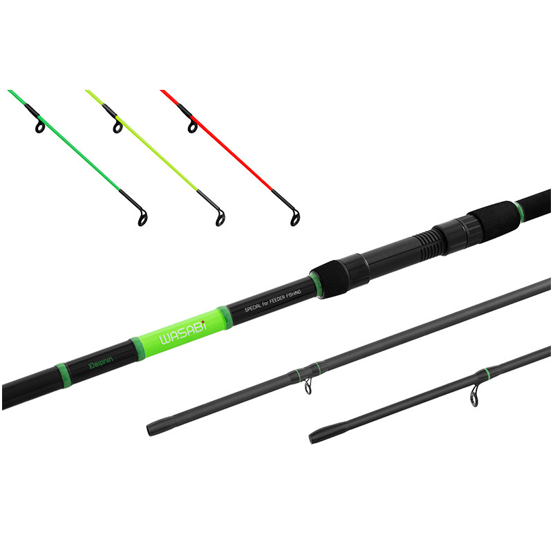 Feederový prut Delphin Wasabi NXT 360cm 100g 3-dílný
