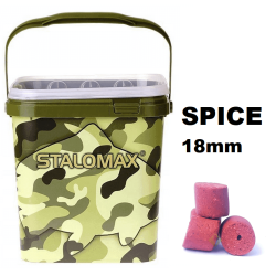Stalomax Carp Groundbait Pellet 18mm Spice 3kg
