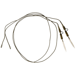 Zestaw Karpiowy Carp Pro Leadcore z bezpiecznym klipsem 2szt