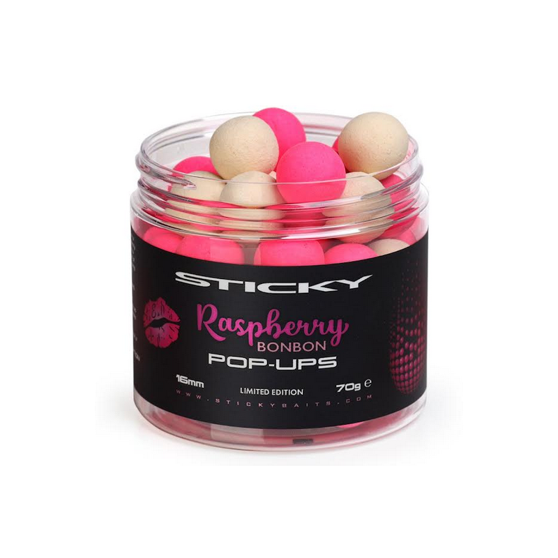 Floating Balls Sticky Baits Pop-up - Raspberry Bonbon 16mm