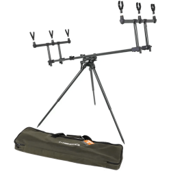 Stojan na rybářské pruty Neco Tripod 90107 Zelený pro 3 pruty