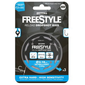 Gotowe Zestawy Drop Shot Spro Przypony 0,18mm roz.12 3szt