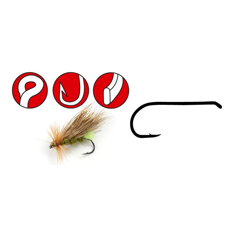 Gamakatsu F11 New Label fly hooks size 16 13pcs