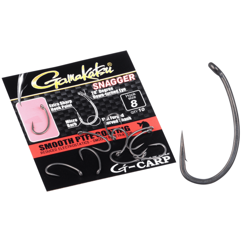 Gamakatsu G-Carp Snagger Carp Hooks Size 6
