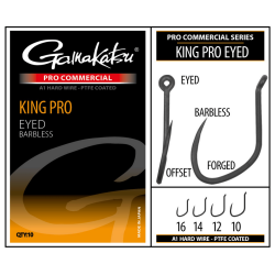 Gamakatsu Haken mit Öhr Pro-C King Pro Gr.14 Barbless