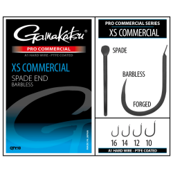 Gamakatsu Haken mit Öhr Pro-C XS Commercial Gr.14 Barbless