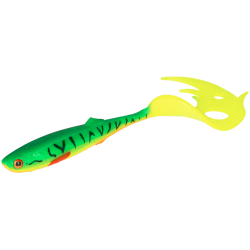Mikado Sicario Pike Tail 24cm - Firetiger Rubber