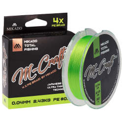 Mikado M-Craft Fluo Green Braid 0.03mm 150m