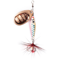 Lucky John Trian Blade Round 6g Spinner - 006
