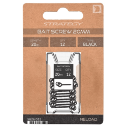 Bait Screw with Ring for Lures Strategy Reload 10mm 12pcs