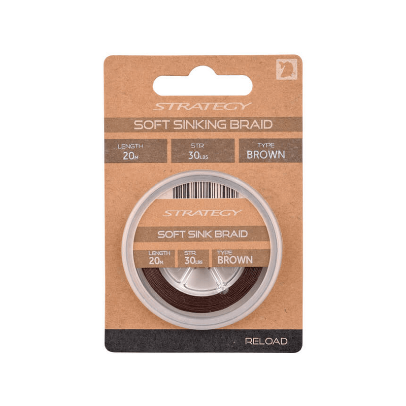 Strategy Reload Soft Sinking Braid 20m 30lb Grün Geflochten